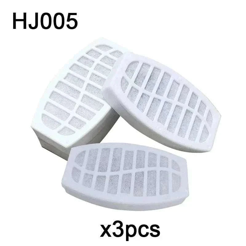 Filtres de rechange pour fontaine à eau intelligente pour chiens et chats, lot de 3 pièces blanches en plastique léger, compatibles avec capteur intelligent et pompe.