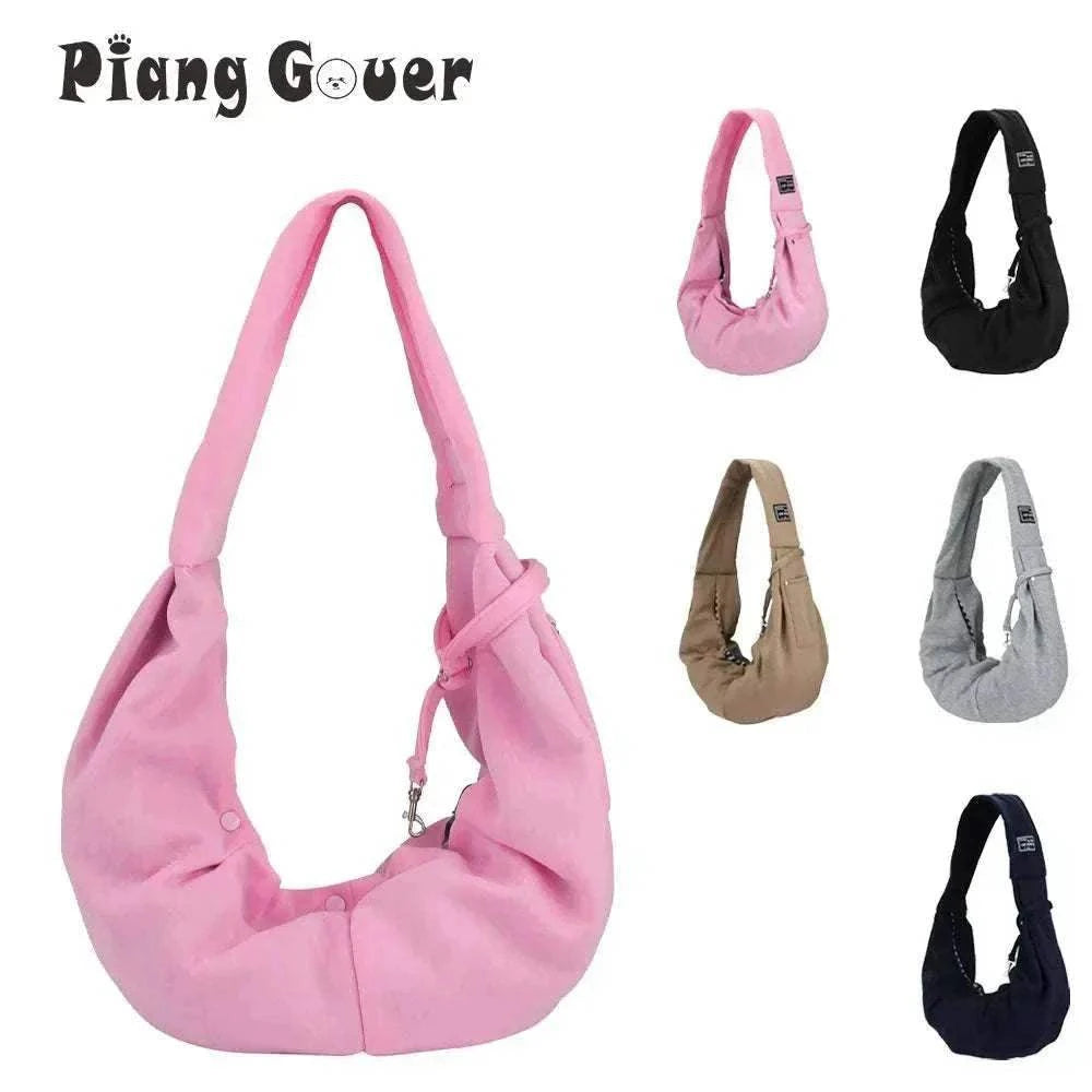 Sac à Bandoulière pour Animaux avec Compartiment pour Téléphone