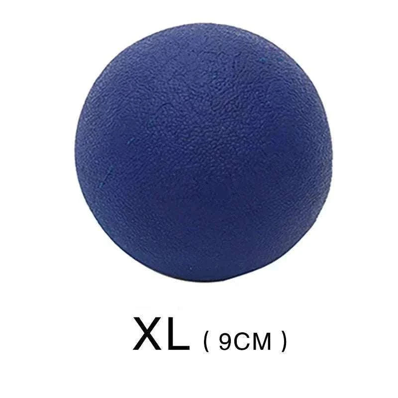 balle caoutchouc bleu ultra-résistante pour chiens taille XL 9 cm jouet interactif et nettoyage dentaire