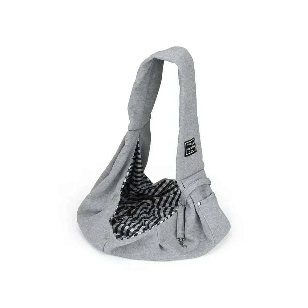 Sac à Bandoulière pour Animaux avec Compartiment pour Téléphone