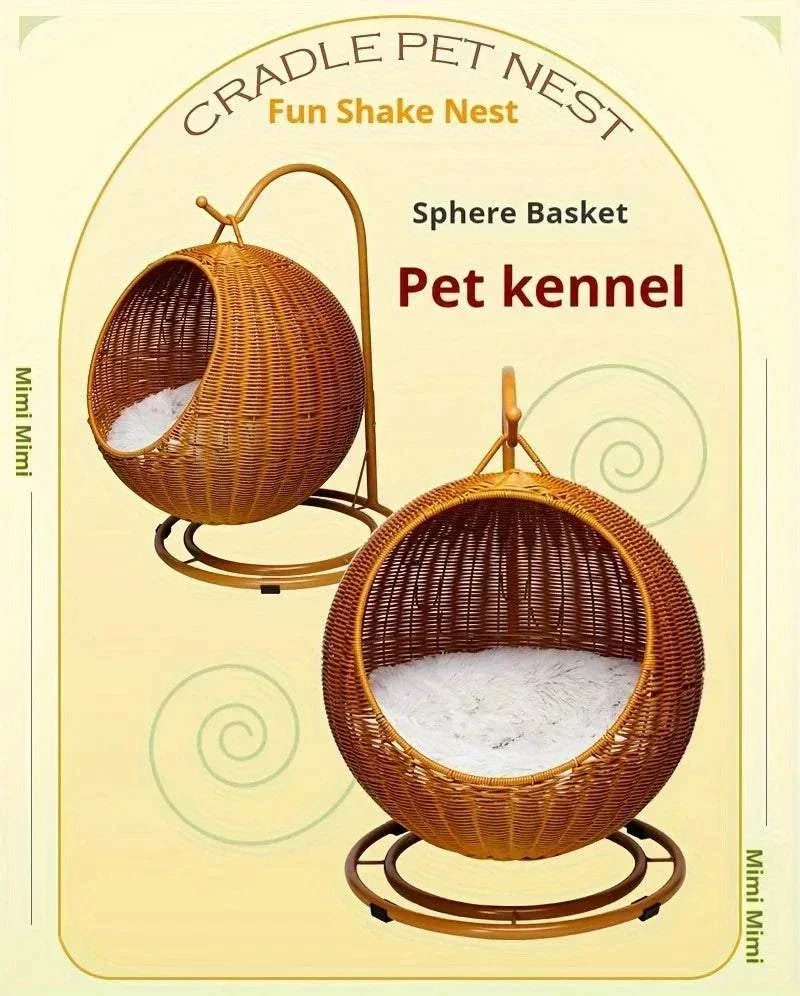 Balançoire en osier