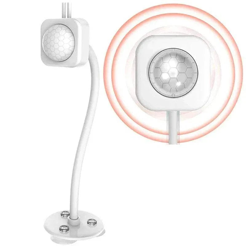 capteur de mouvement intelligent blanc pour fontaine à eau animaux avec détection infrarouge et arrêt automatique