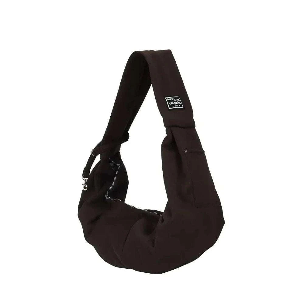 Sac à Bandoulière pour Animaux avec Compartiment pour Téléphone