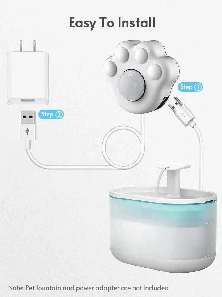 Capteur PIR en forme de patte | Fontaine à eau intelligente & économique