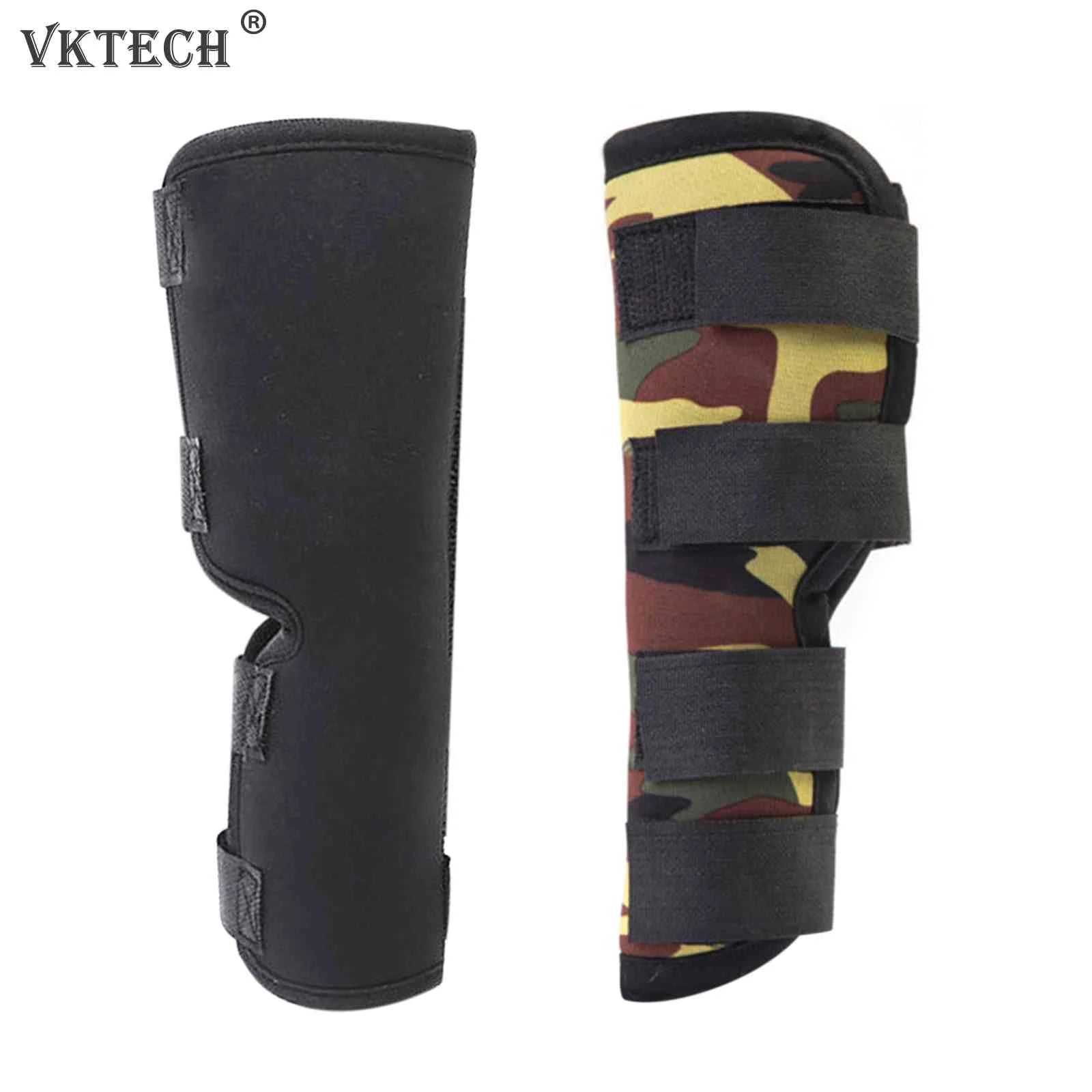 genouillère de compression pour chien en néoprène anti-léchage noire et camouflage soutien et protection articulation
