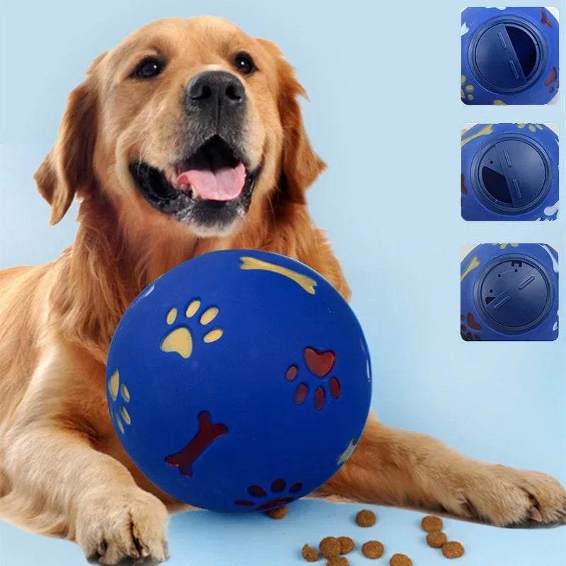 Balle distributrice de friandises pour chiens et chats | interactif et éducatif