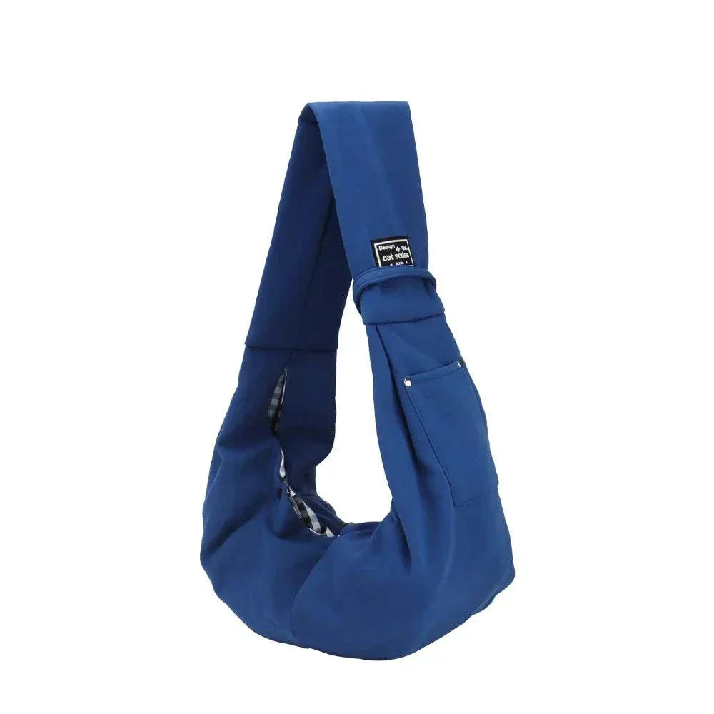 Sac à Bandoulière pour Animaux avec Compartiment pour Téléphone