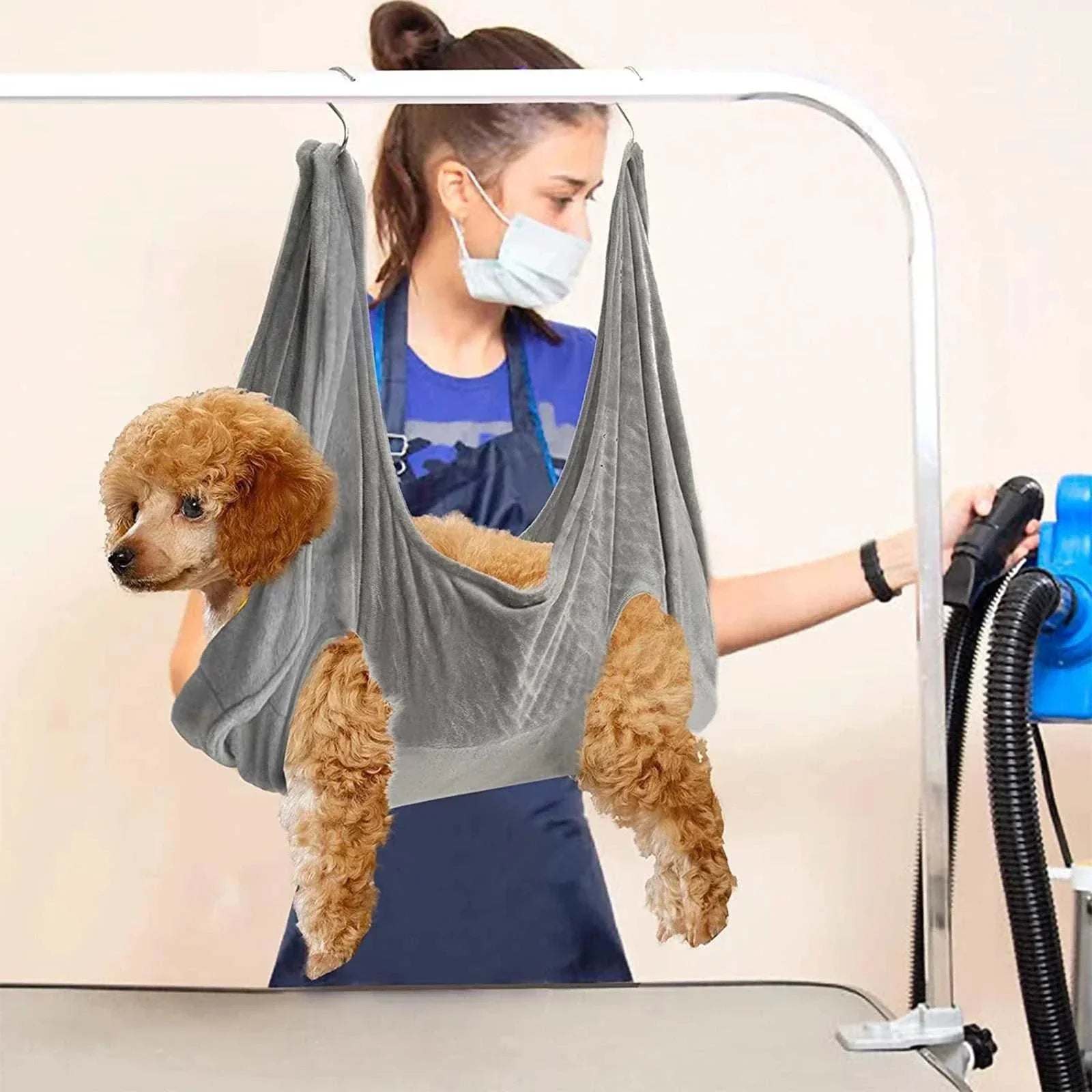 Hamac de toilettage pour chien et chat en nylon