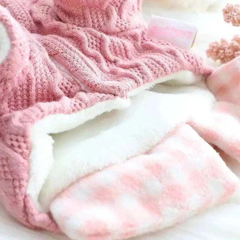 Manteau à Carreaux Chaud pour Chien | Automne & Hiver - Confort & Style