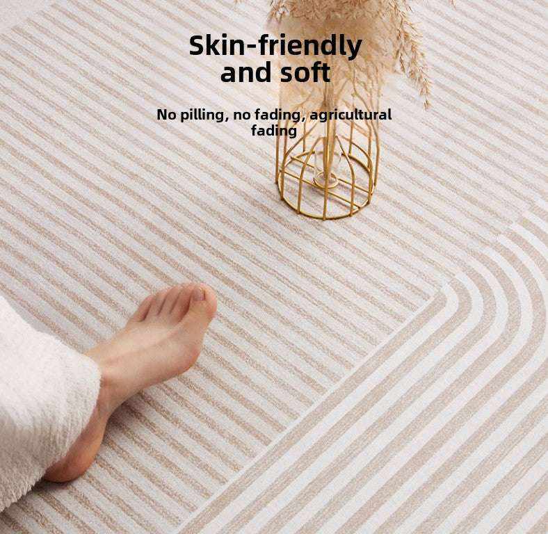 tapis moderne imperméable pour animaux design scandinave doux et résistant aux taches