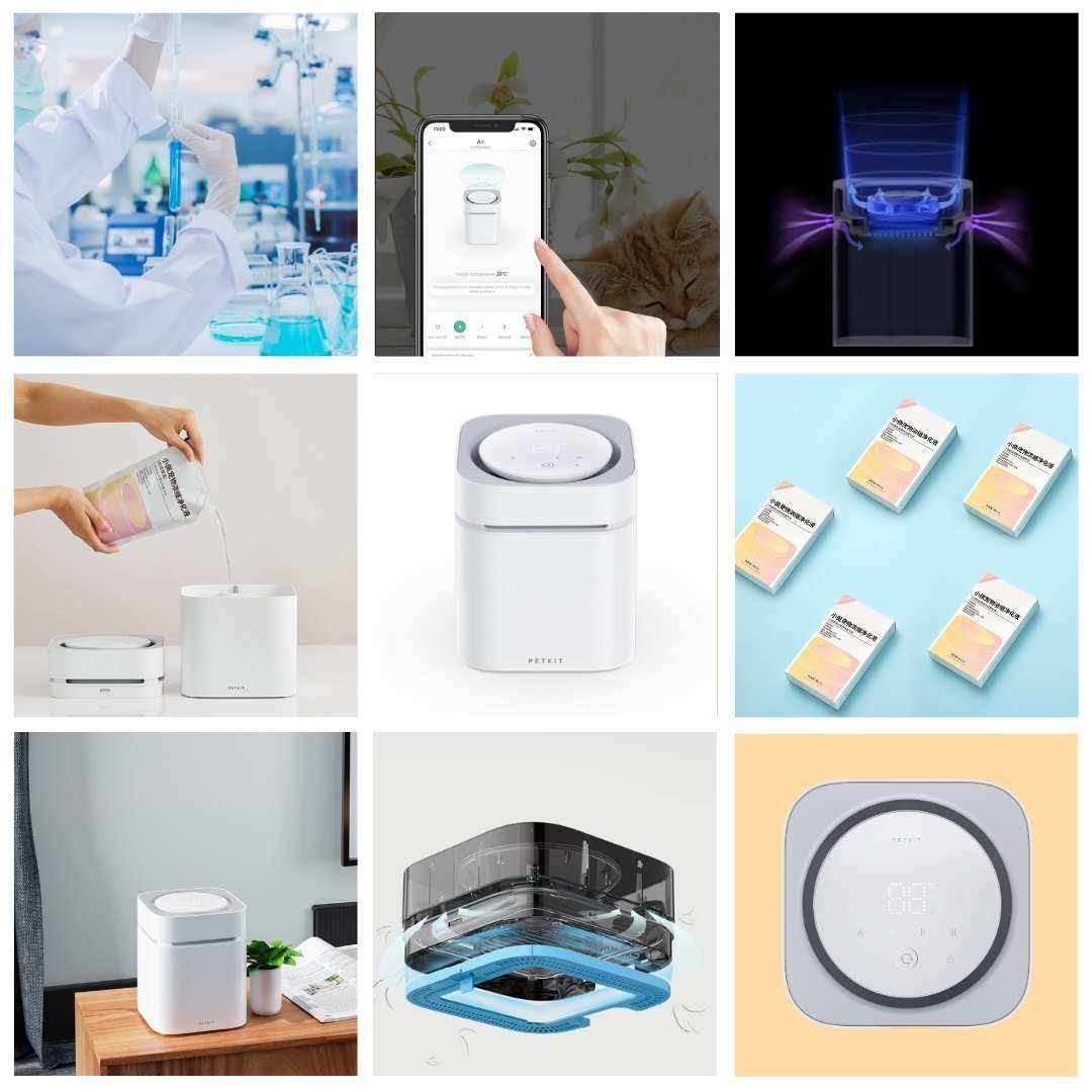 Instachew PETKIT Air Magicube | Éliminateur d’odeurs intelligent pour animaux