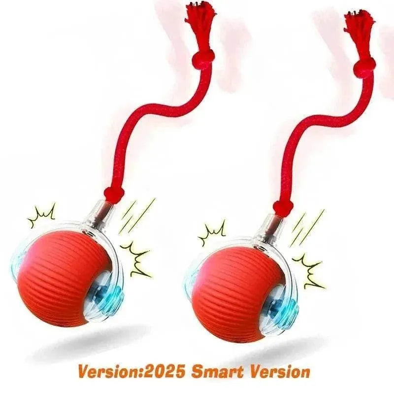 Pelota de juego automática para perros | Juguete interactivo recargable para combatir el aburrimiento