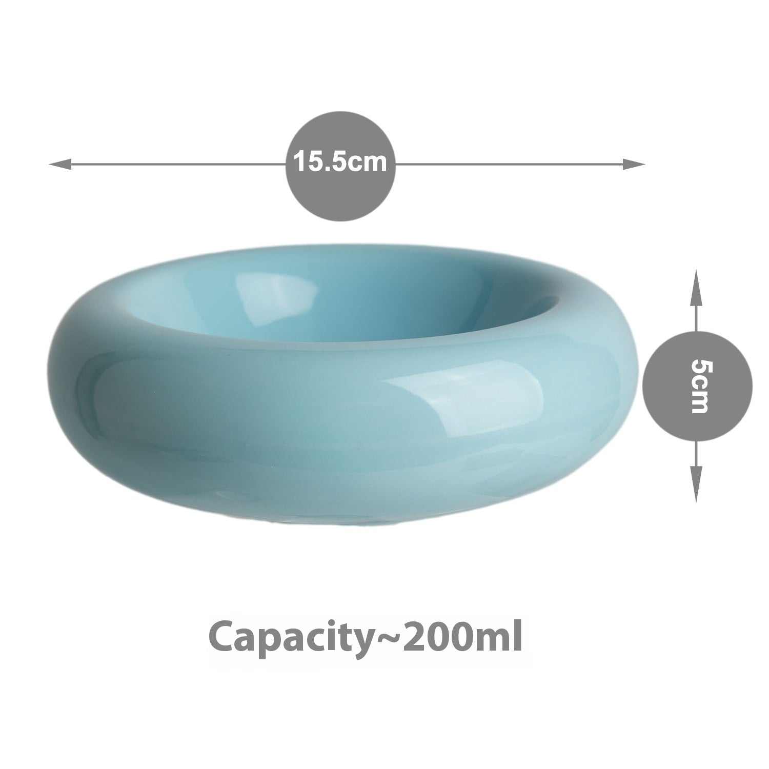 Bol en Céramique | Gamelle Design Donut Chat Créatif