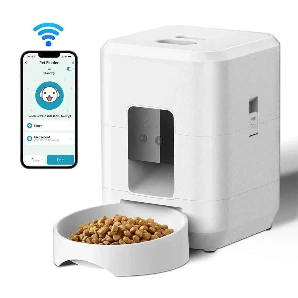 Distributeur automatique intelligent Petavista | Nourriture programmée & connectée