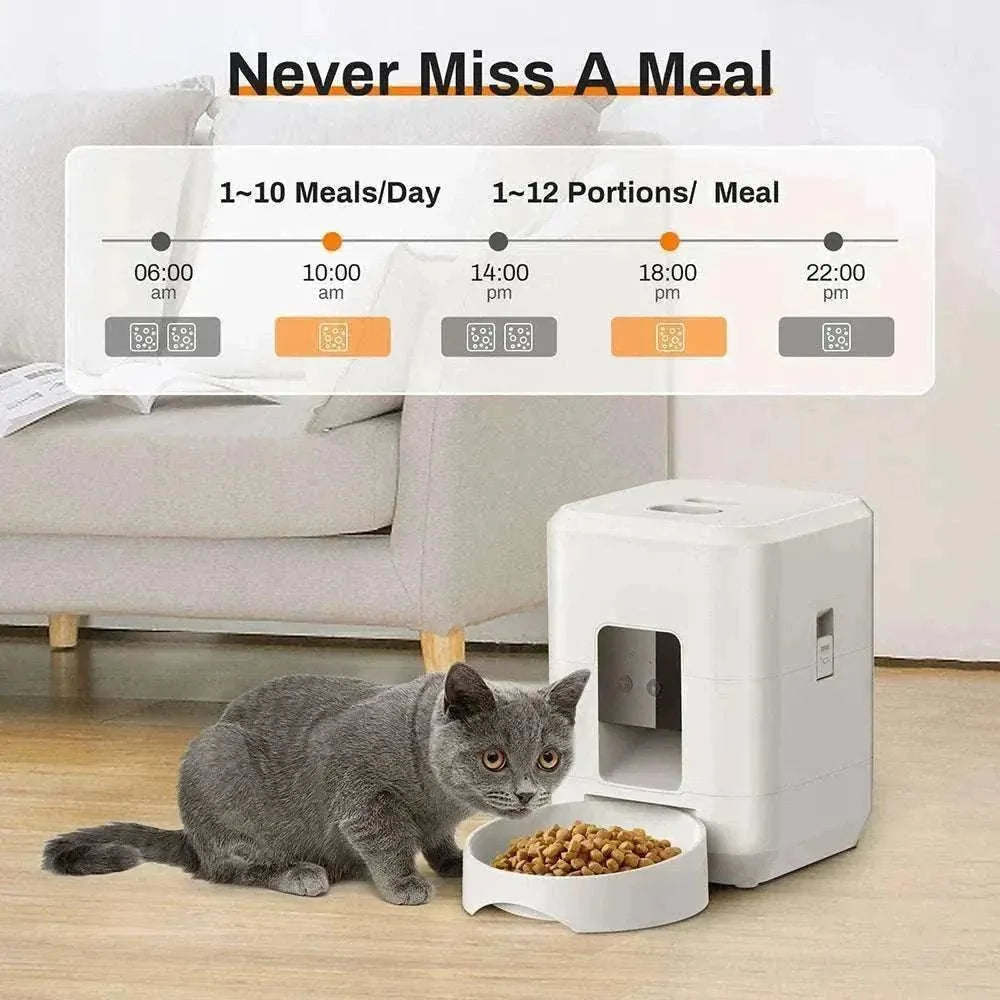 Distributeur automatique intelligent Petavista | Nourriture programmée & connectée