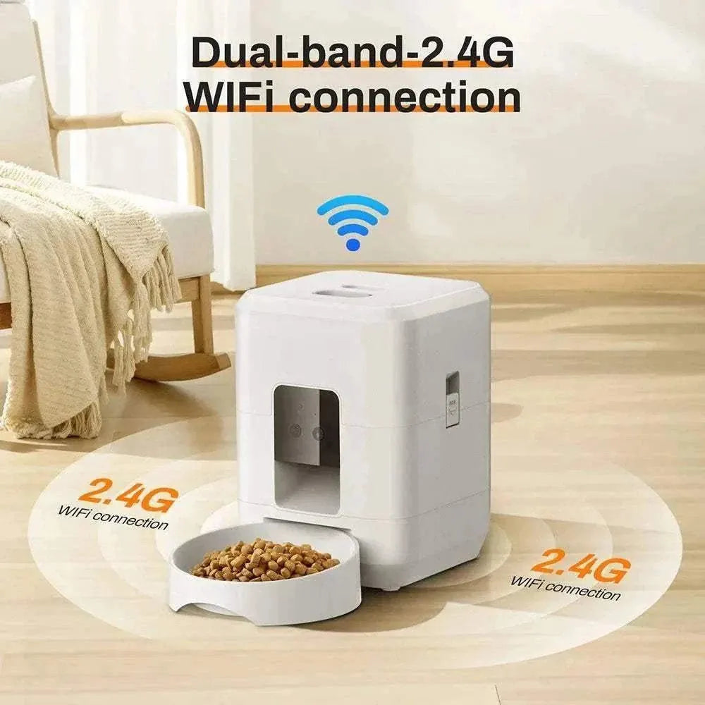 Distributeur automatique intelligent Petavista | Nourriture programmée & connectée