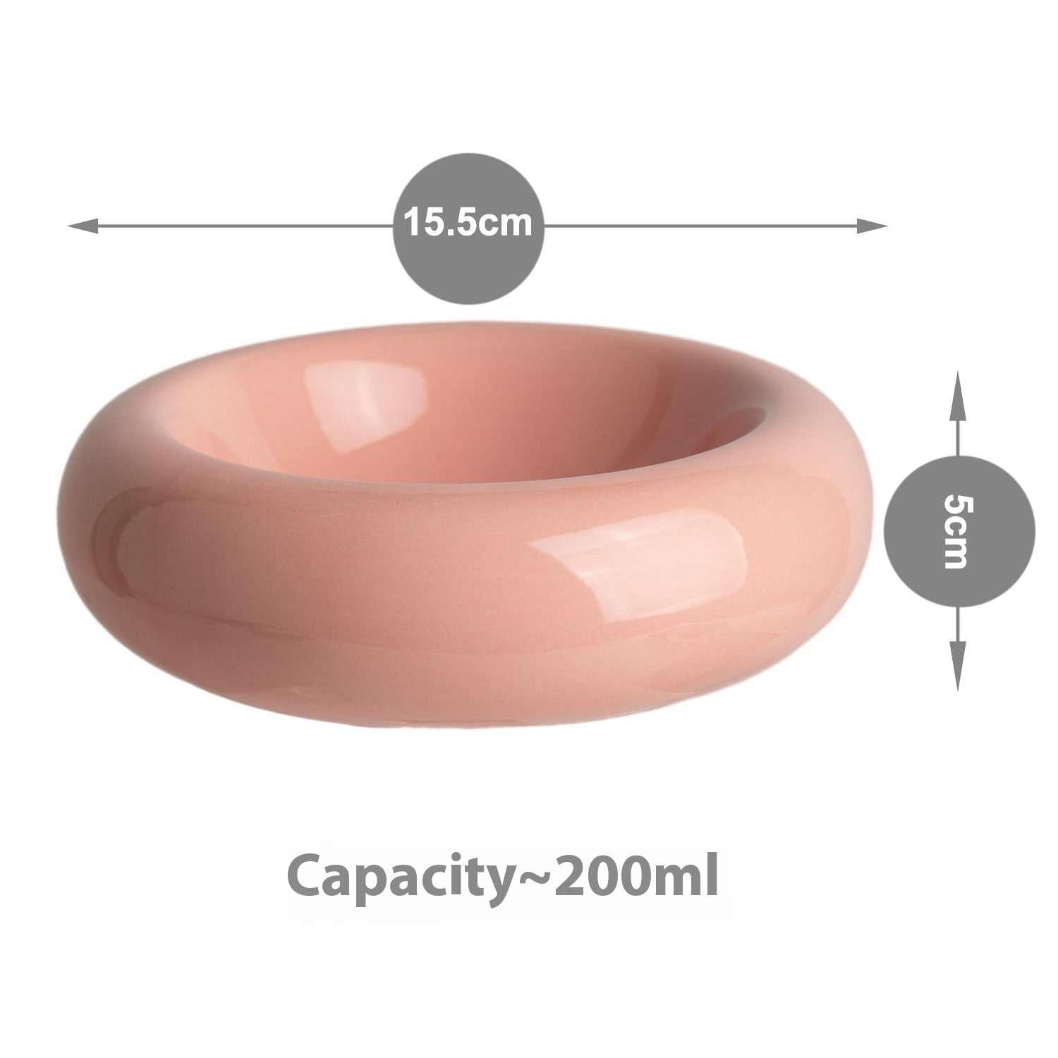 Bol en Céramique | Gamelle Design Donut Chat Créatif