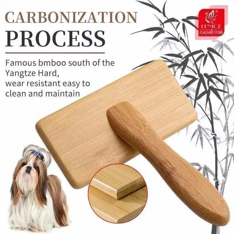 Fenice | Professional Massage Comb for Dogs & Cats - Gentle Detangling, Massage & Shedding Removal