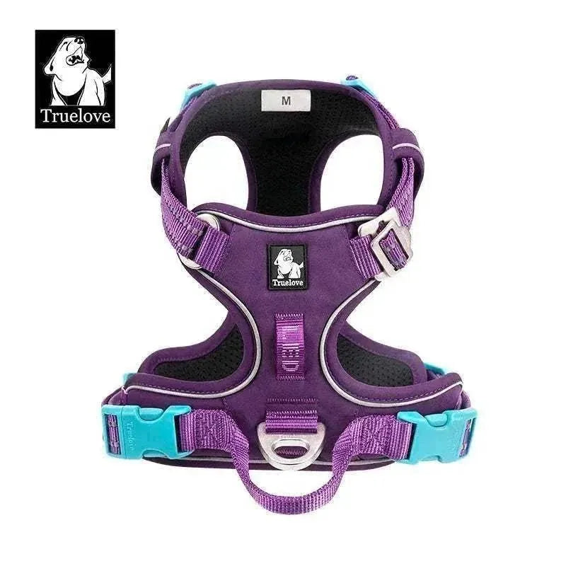 TRUE LOVE No-Pull Dog Harness | Reflective Nylon, Adjustable & Comfortable with Control Handle