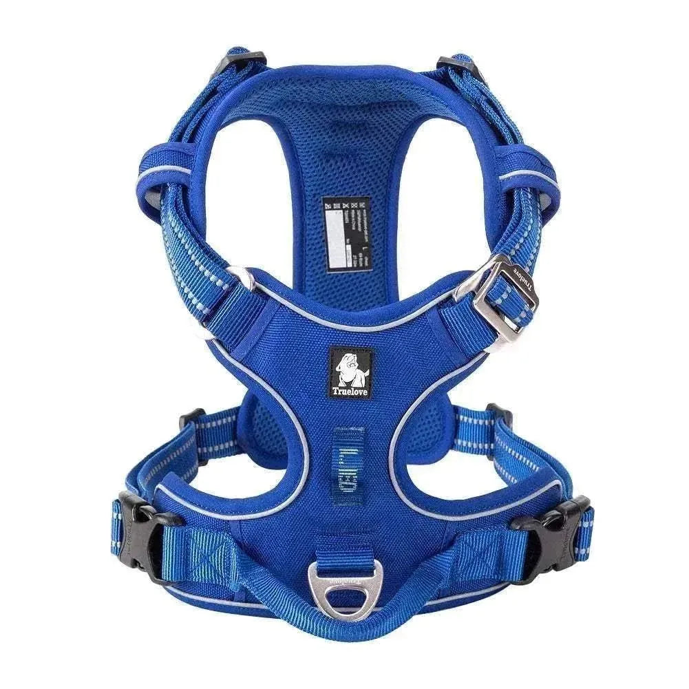 TRUE LOVE No-Pull Dog Harness | Reflective Nylon, Adjustable & Comfortable with Control Handle