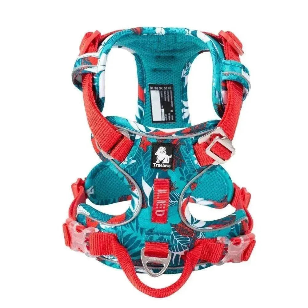 TRUE LOVE No-Pull Dog Harness | Reflective Nylon, Adjustable & Comfortable with Control Handle