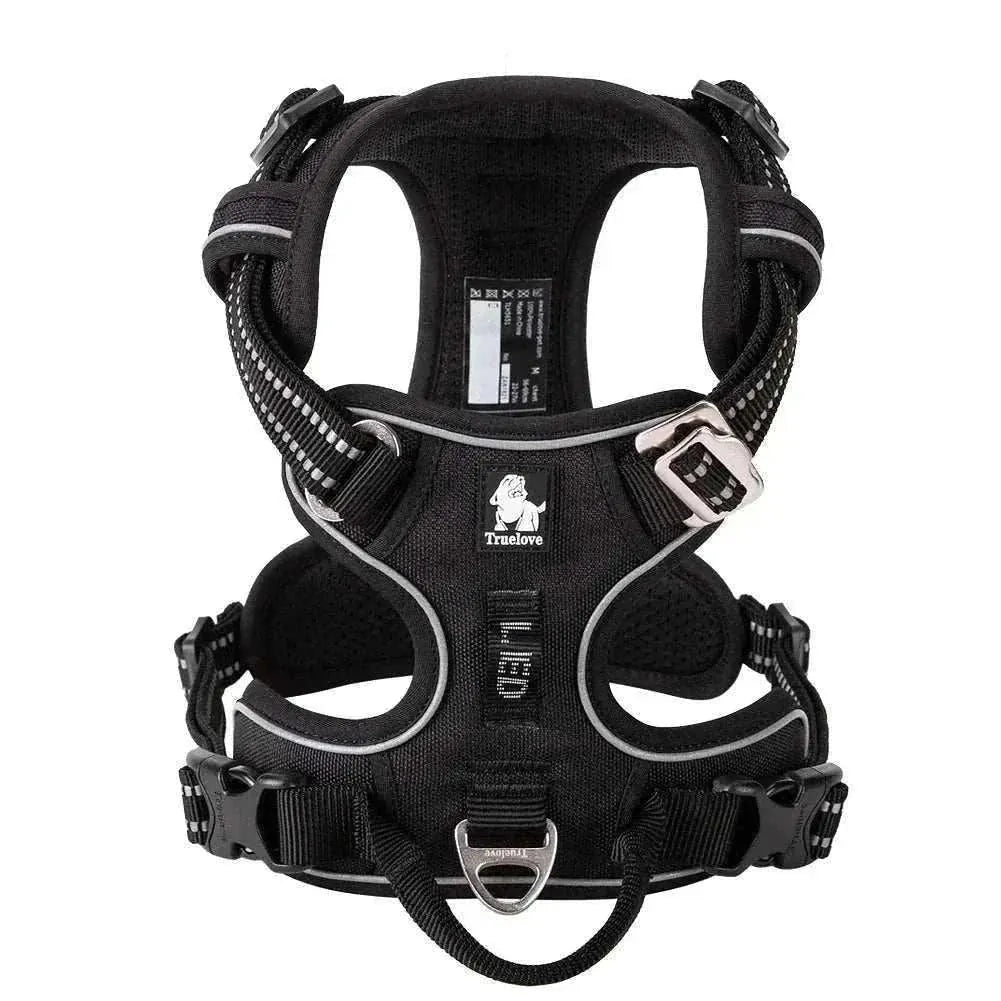 TRUE LOVE No-Pull Dog Harness | Reflective Nylon, Adjustable & Comfortable with Control Handle
