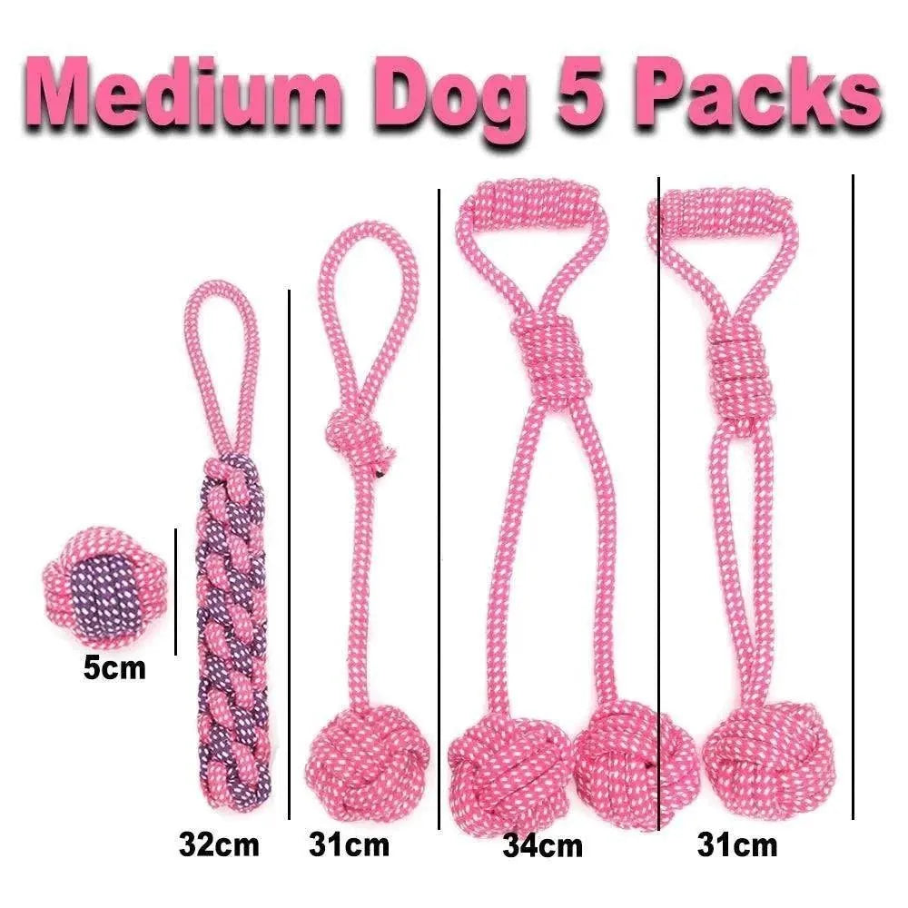 Jouet à mâcher en corde durable pour chiens | Résistant & hygiène dentaire