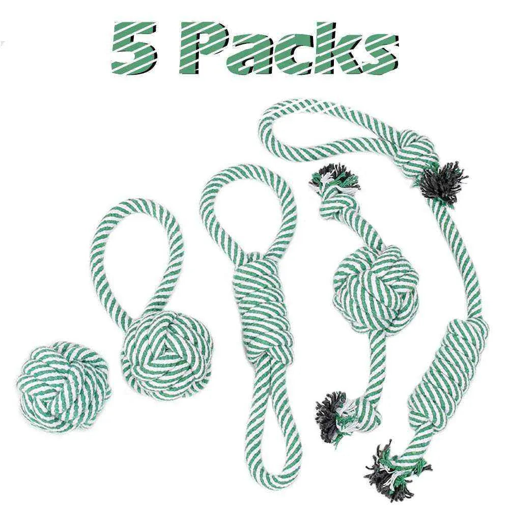 Rope Toys for Dogs | Durable Assorted Sets of 1, 5, 6, 7, 8 or 12 Pieces