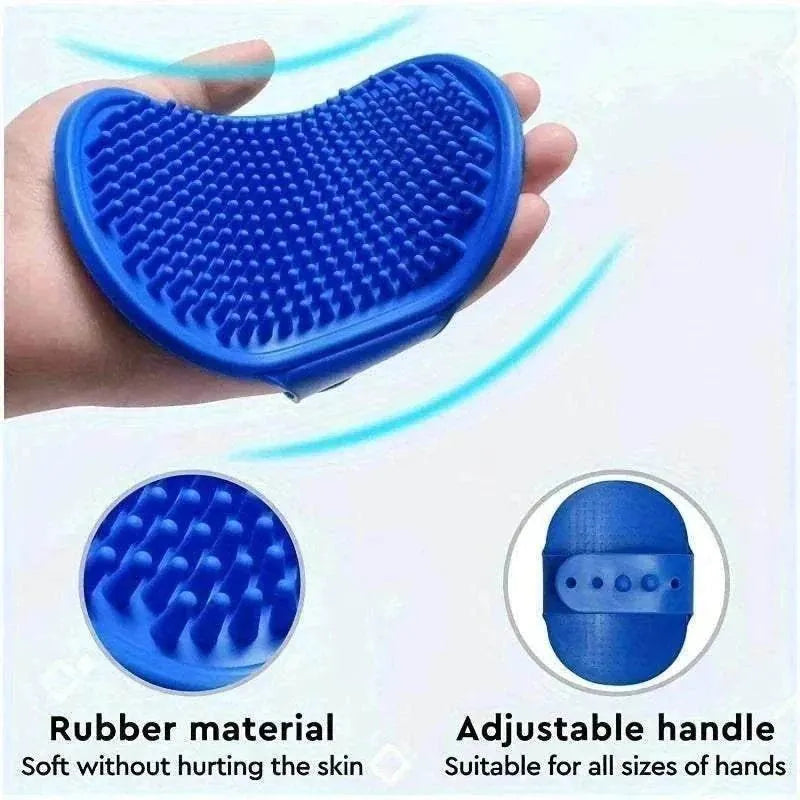 2-Piece Grooming Kit | Brush & Bath Glove for Dogs and Cats