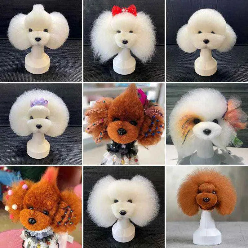 Perro de juguete profesional | Simulación realista para peluquería y práctica