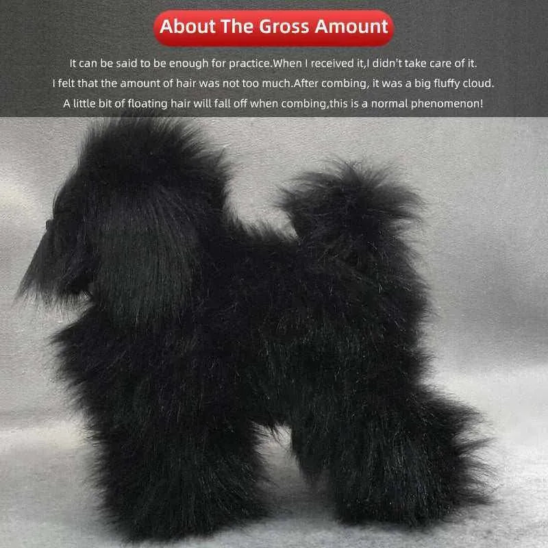 Perro de juguete profesional | Simulación realista para peluquería y práctica