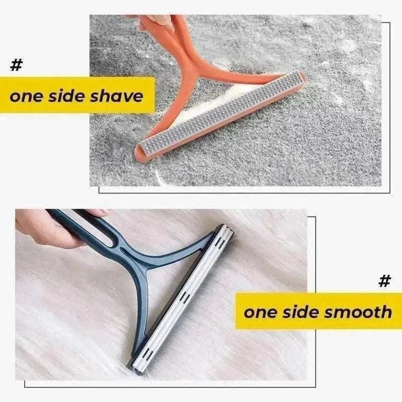 Outil 2-en-1 Double Face pour Enlever les Poils d’Animaux et Peluches