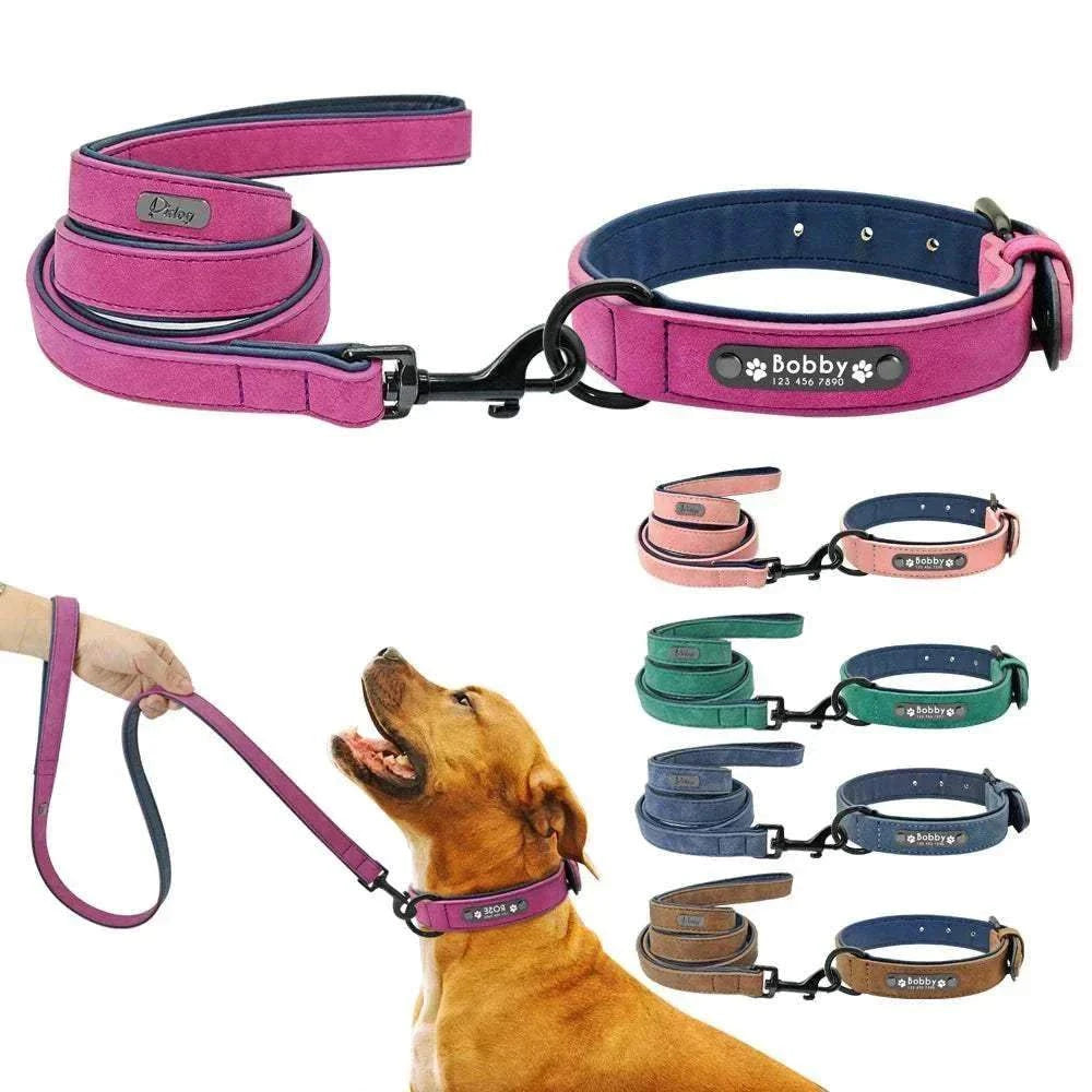 Colliers Personnalisés en Cuir pour Chiens