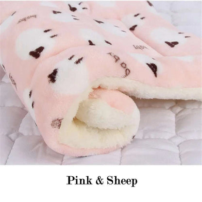 Tapis Douillet en Flanelle Épaissie pour Animaux - Couverture ou Matelas pour Chiens et Chats