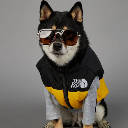 Veste d'Hiver Rembourrée pour Chien - Polyester Chaud et Confortable