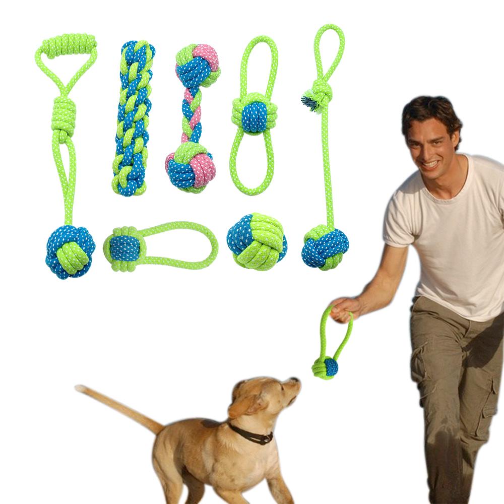 Durable Rope Chew Toy for Puppies and Dogs - Perfect for Tug, Toss, Chew and Dental Health