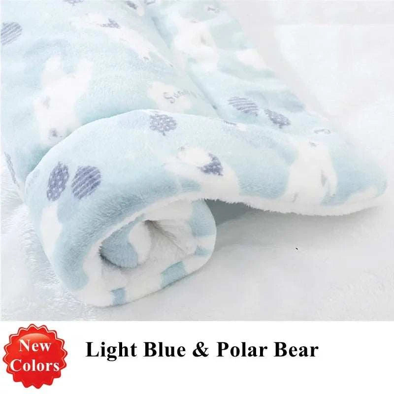 Tapis Douillet en Flanelle Épaissie pour Animaux - Couverture ou Matelas pour Chiens et Chats