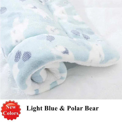 Tapis Douillet en Flanelle Épaissie pour Animaux - Couverture ou Matelas pour Chiens et Chats