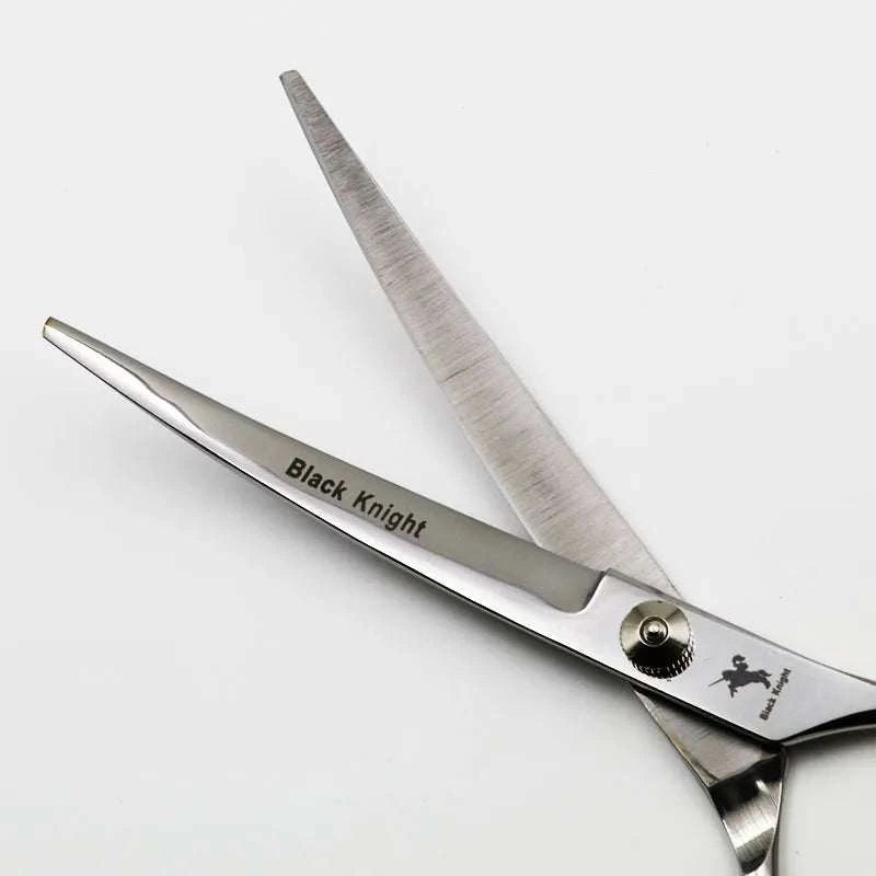 Professional Pet Grooming Scissors - 7" Curved, Salon Hairdressing Scissors