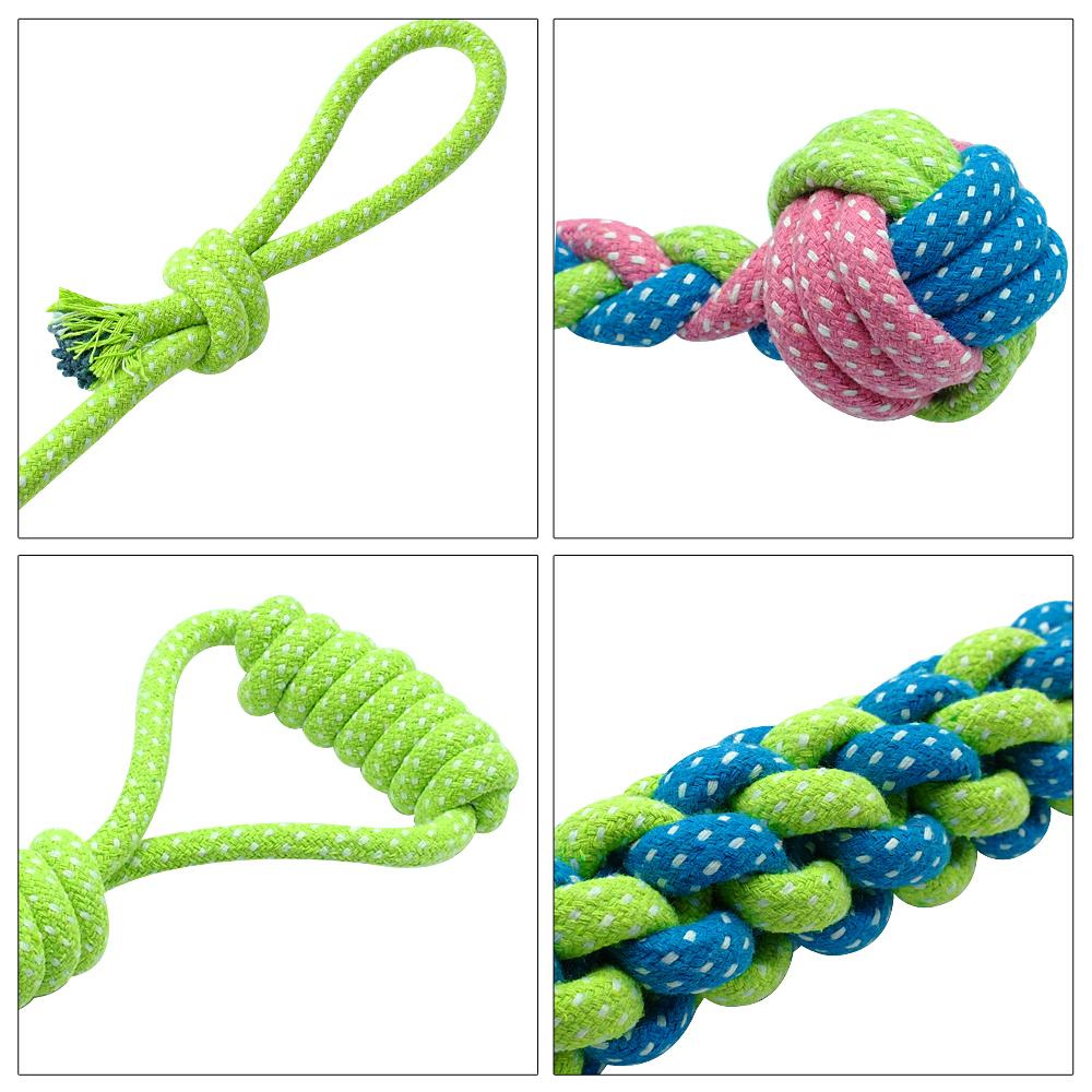 Durable Rope Chew Toy for Puppies and Dogs - Perfect for Tug, Toss, Chew and Dental Health