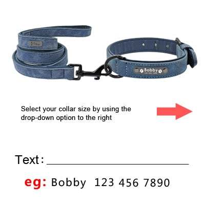 Colliers personnalisés en cuir pour chiens de toutes tailles et races
