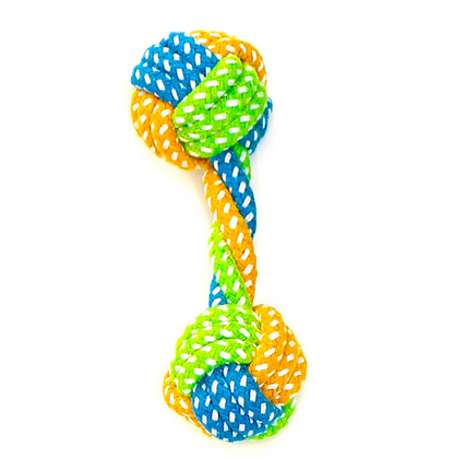 Durable Rope Chew Toy for Puppies and Dogs - Perfect for Tug, Toss, Chew and Dental Health