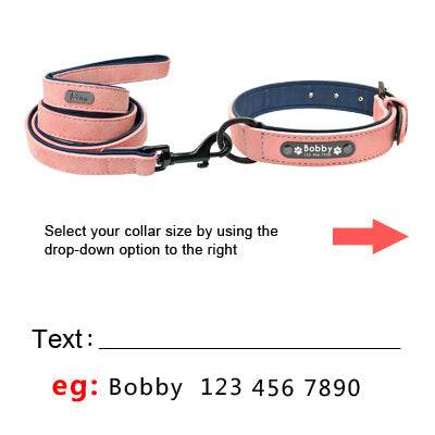 Colliers personnalisés en cuir pour chiens de toutes tailles et races