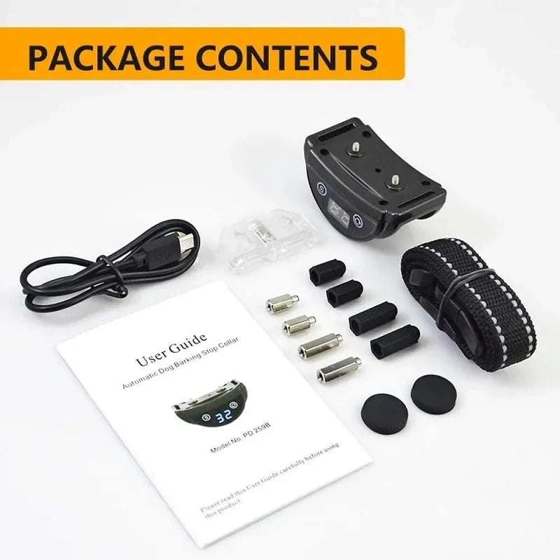 Collier Anti-Aboiement pour Chiens | Rechargeable, Étanche & Intelligent