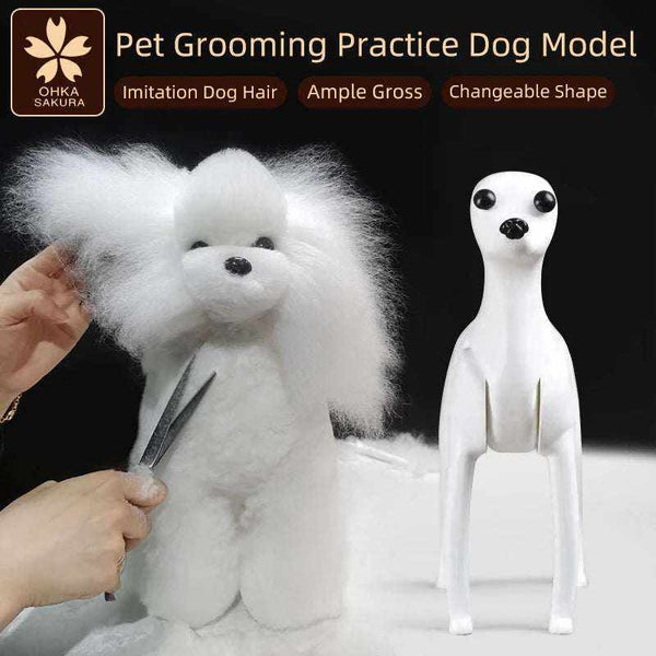 Perro de juguete profesional | Simulación realista para peluquería y práctica