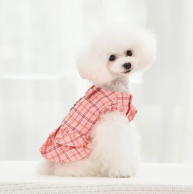 Robe pour Petit Animal | rose, vue de côté