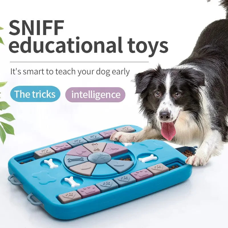 Jouet Puzzle Interactif pour Chiens - Amusement et Éducation