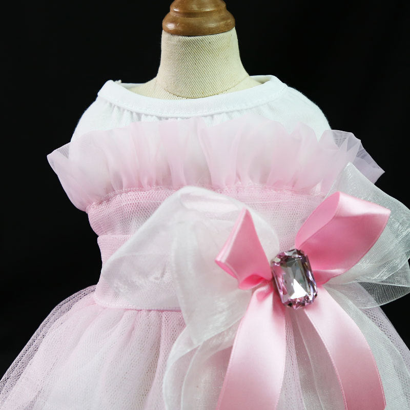 Robe de Mariage pour Chien et Chat | Vêtement de Princesse | Dentelle