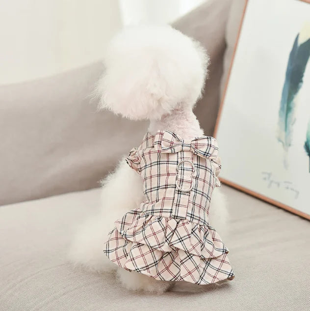 Robe pour Petit Animal | gris, vue de dos