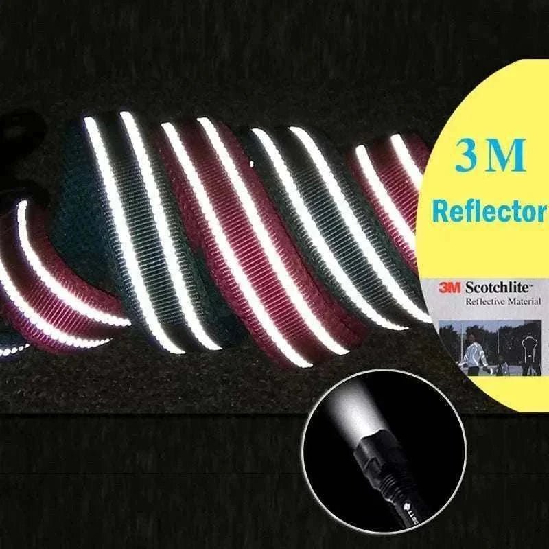Laisse chien Truelove 110 cm rembourrée avec coutures réfléchissantes 3M pour sécurité nocturne et confort optimal